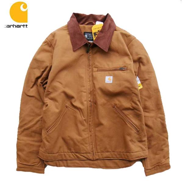 【並行輸入品 】カーハート メンズ アウター ダック デトロイト ジャケット ブラウン CARHARTT OJ3828-M DUCK DETROIT JACKET BLANKET LINED BROWN  送料無料
