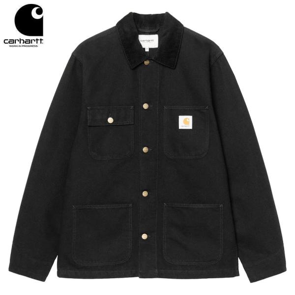CARHARTT WIP Michigan Coat Black / Black (rinsed) I033112 カーハート メンズ ミシガン コート カバーオール ジャケット リンス ブラック 送料無料