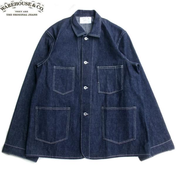 WAREHOUSE ＆CO. 2249 1910'S BIG BOB CHORE JACKET INDIGO ウェアハウス カンパニー ビッグ ボブ チョア ジャケット デニム カバーオール インディゴ 送料無料