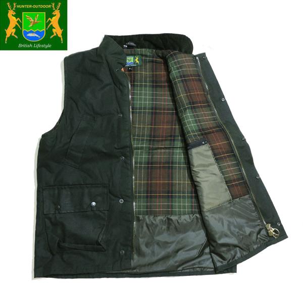 ロックオール ボルトン ボディーウォーマー ワックス ベスト グリーン