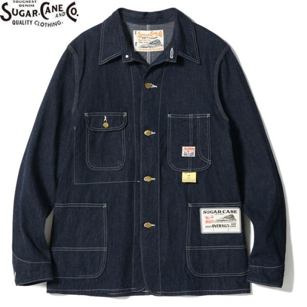 SUGAR CANE SC15655 11oz. BLUE DENIM WORK COAT ONE WASH シュガー
