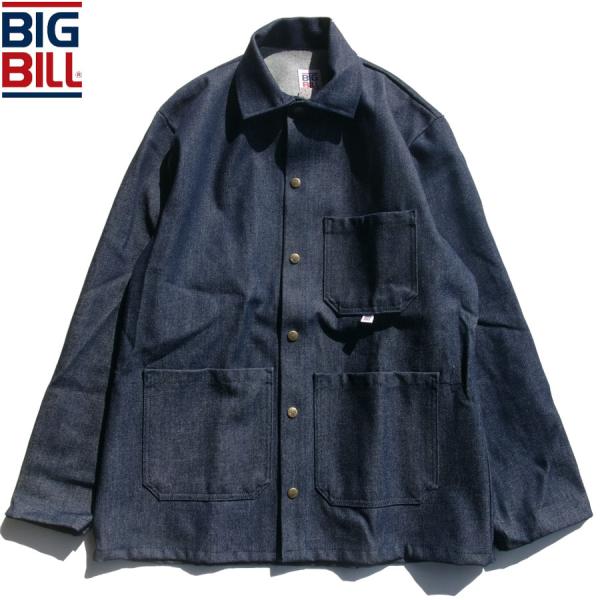 BIG BILL（ビッグビル） BIG BILL 191F DENIM WORK COAT JACKET NAVY