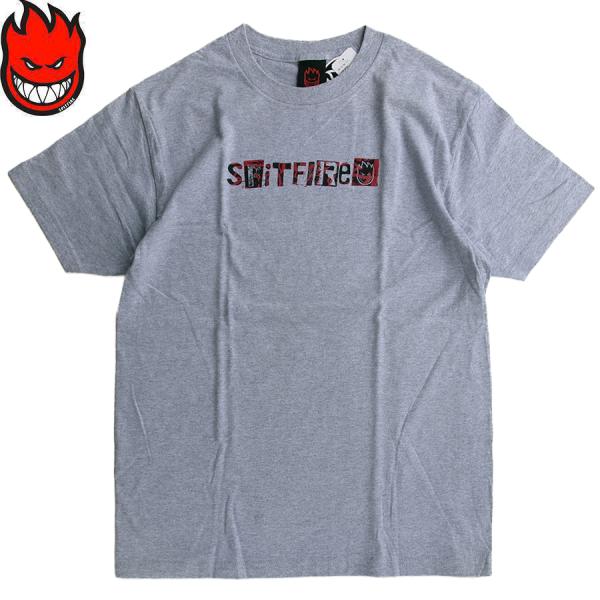 SPITFIRE WHEELS SPITFIRE RANSOM FILL S/S T-SHIRT HEATHER GREY