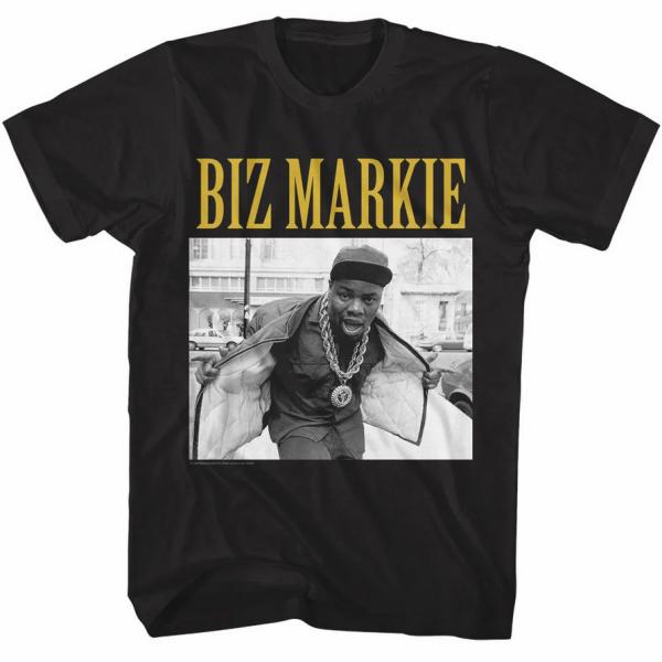 BIZ MARKIE JACKET T-SHIRTS BLACK ビズマーキー 海外オフィシャル
