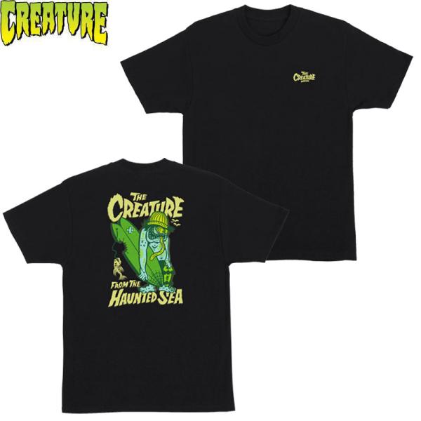 CREATURE HAUTED SEA S/S T-SHIRT BLACK クリーチャー 半袖 T