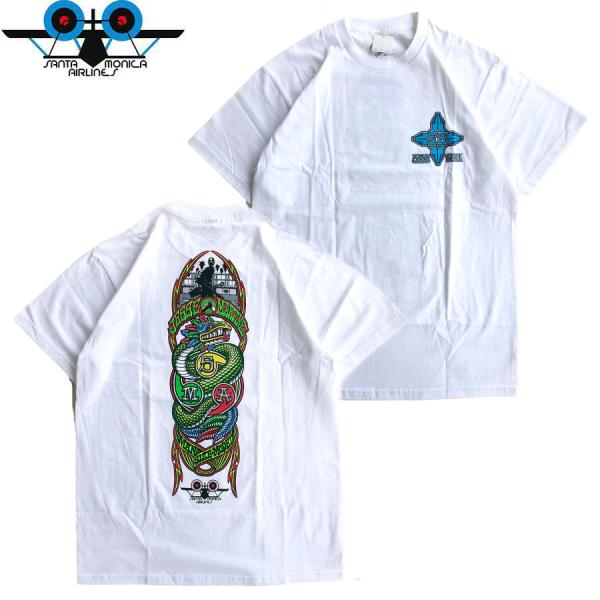 SANTA MONICA AIRLINES SMA JESSE MARTINEZ S/S T-SHIRTS WHITE サンタ