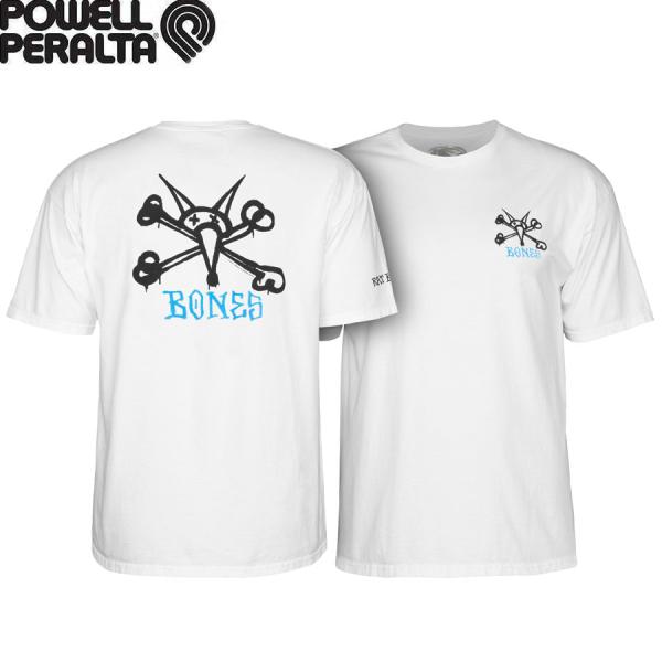 POWELL（パウエル） POWELL PERALTA RAT BONES S/S T SHIRT WHITE