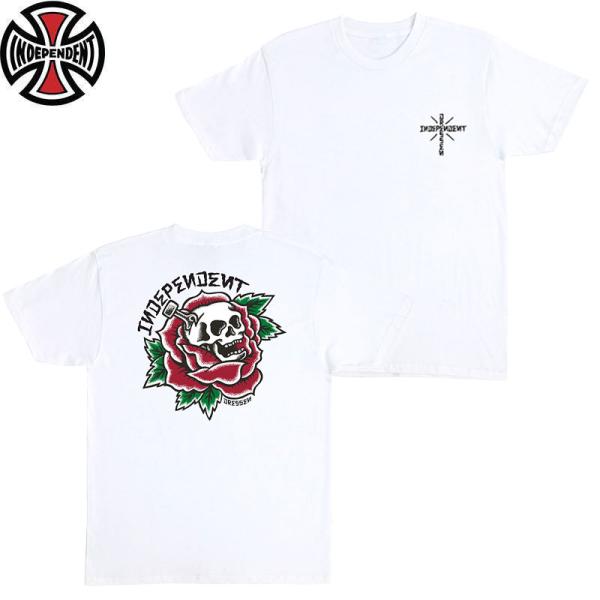INDEPENDENT TRUCK COMPNY INDEPENDENT DRESSEN SKULL ROSE S/S T