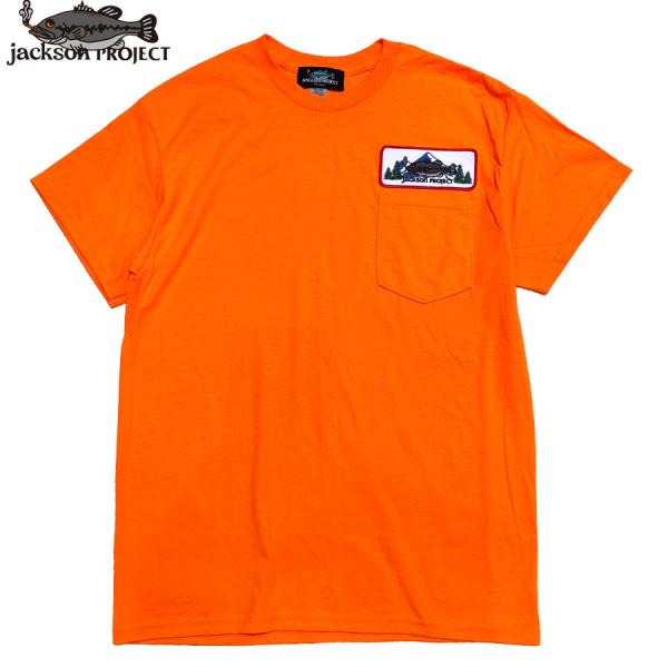 ANGLERS PROJECT x JACKSON MATISSE BIG MAMA 10TH PATCH POCKET T-SHIRTS S.ORANGE アングラーズ プロジェクト ジャクソンマティス 半袖 ポケット Tシャツ