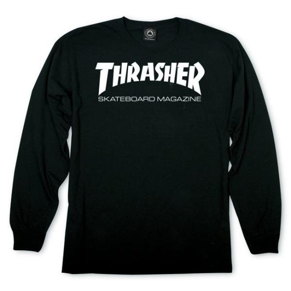THRASHER（スラッシャー） マガジン マグロゴ ロングスリーブ ティー
