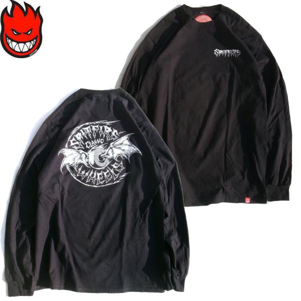 SPITFIRE WHEELS SPITFIRE BATWING CLASSIC L/S T-SHIRTS BLACK