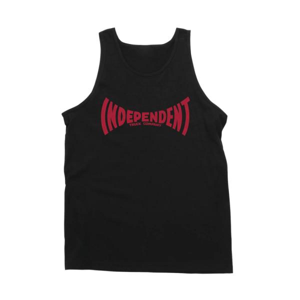 �C���f�B�y���f���g �^���N�g�b�v �u���b�N �����Y �X�P�[�g INDEPENDENT SPAN TANKTOP BLACK