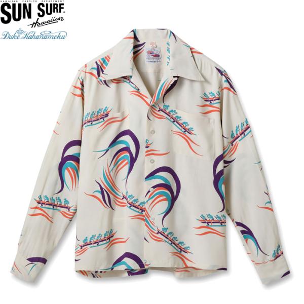 SUN SURF サンサーフ デューク カハナモク 長袖 ハワイアン SUN SURF サンサーフ デューク カハナモク 長袖 ハワイアン