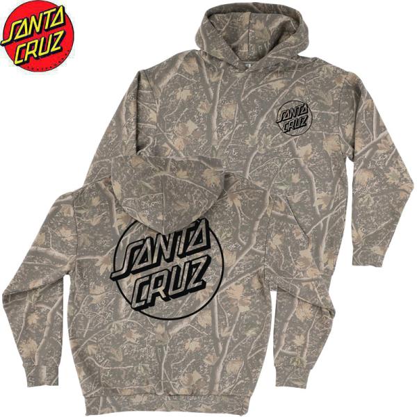 SANTA CRUZ OPUS DOT P/O HOOD  PARKA DEAD WOOD TREE CAMO サンタクルーズ オーパス ドット プルオーバー スエット パーカ フーディー リアルツリー 送料無料