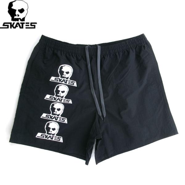 【新品】Hellstar Skull ヘルスター スカル ショーツ パンツ SKULL SKATES（スカルスケーツ） SKULL SKATES SKULL 4 LOGOS NYLON