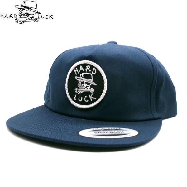 HARD LUCK OG UNSRUCTURE SNAPBACK CAP NAVY ハードラック スナップバック キャップ ネイビー 帽子 メンズ スケート