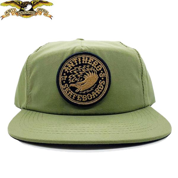 希少　USA製　ANTIHERO トラッカーキャップ アンチヒーロー 緑 ANTIHERO（アンタイヒーロー） アンチヒーロー スナップバック