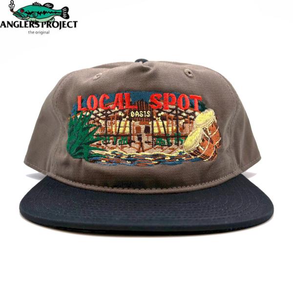 ANGLERS PROJECT LOCAL SPOT #2 SNAPBACK CAP BROWN/BLACK