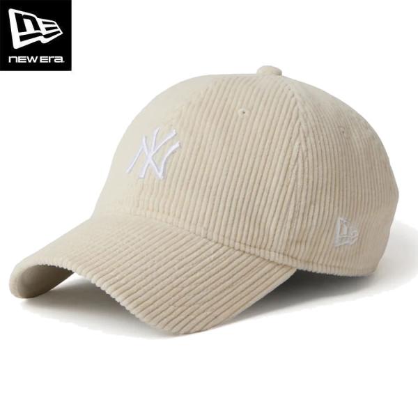 NEW ERA 9TWENTY MLB CODUROY NEWYORK YANKEES IVORY 15137244 ニューエラ ニューヨーク・ヤンキース コーデュロイ キャップ アイボリー 帽子
