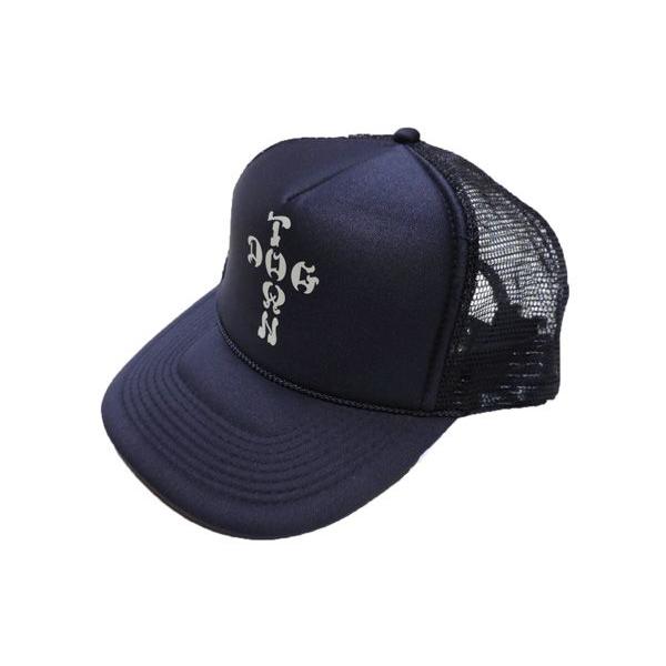DOGTOWN メッシュキャップ ネイビー DOGTOWN / ドッグタウン CROSS LETTER MESH CAP メッシュキャップ NAVY