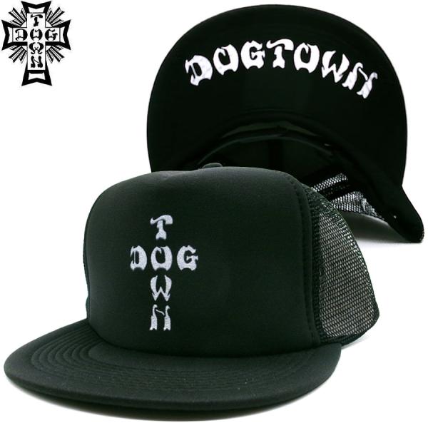DOGTOWN（ドッグタウン） DOGTOWN CROSS LETTER FLIP MESH HAT