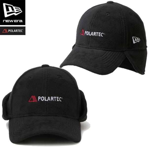 NEW ERA OUTDOOR 39THIRTY FLIPDOWN POLARTEC CAP BLACK 15125167 ニューエラ アウトドア ポーラテック フリップダウン フリース キャップ 耳当て付き ブラック