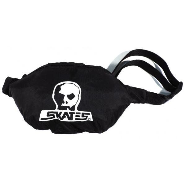 SKULL SKATES スカルスケーツ ロゴ ウェスト ポーチ ブラック SKULL SKATES スカルスケーツ ロゴ ウェスト ポーチ ブラック