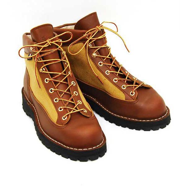 レザー ハイカット 登山靴 ブラウンdanner