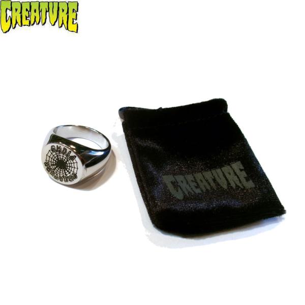 CREATURE WEB RING SPIDER SILVER クリーチャー ウェブ リング シルバー アクセサリー 指輪 メンズ