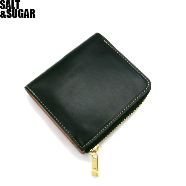 SALT&SUGAR HORWEEN Chromexcel ZIP COMPACT WALLET SS-2006 BLACK