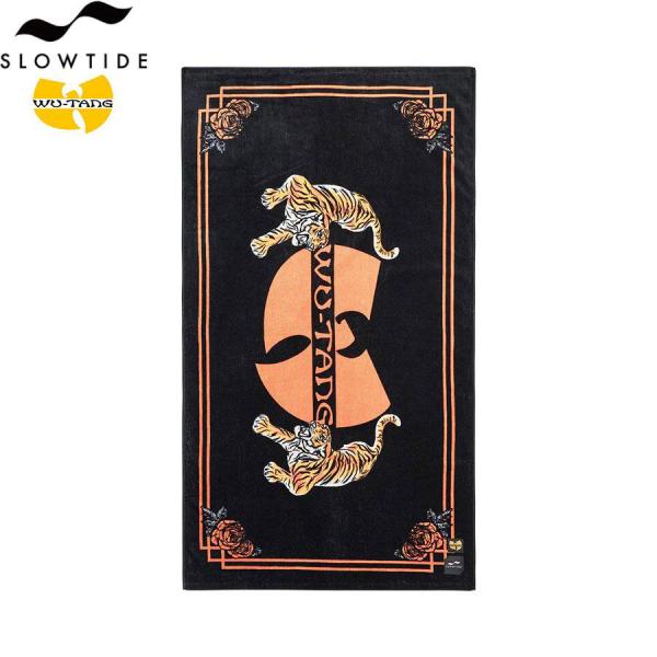 SLOWTIDE Tiger Style Wu-Tang Towel BLACK スロータイド タイガー