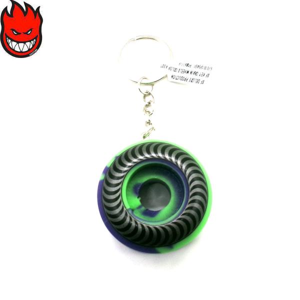 SPITFIRE WHEEL KEY HOLDER PURPLE/GREEN スピットファイヤー ウィール キーホルダー パープル/グリーン