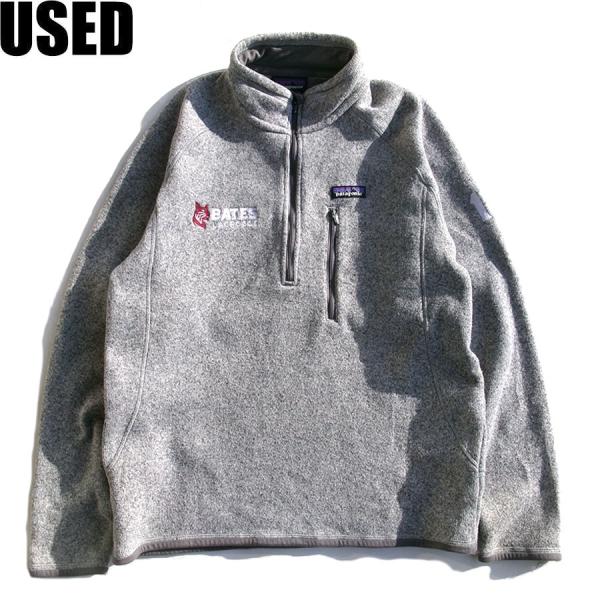 USED-332】 Patagonia BETTER SWEATER 1/4 ZIP FLEECE HEATHER GRAY