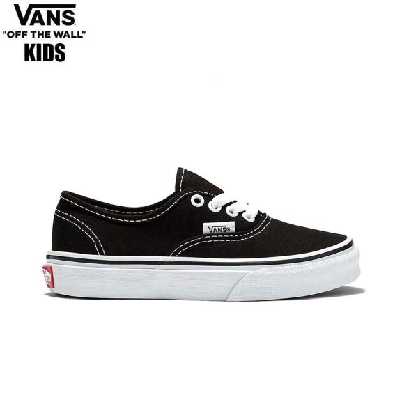 バンズ キッズ メンズ レディース オーセンティック ブラック 子供用 スニーカー 靴 黒 VANS KID'S AUTHENTIC VN000WWX6BT