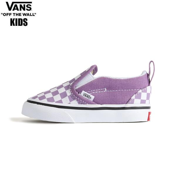 VANS（ヴァンズ） VANS KIDS TODDLER SLIP-ON V CHECKERBOARD PRISM