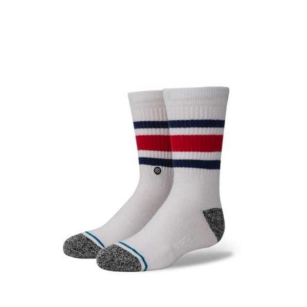 X^X \bNX LbY N[\bNX zCg u[ C\bNX qp C STANCE SOCKS BOYD ST KIDS WHITE BLUE