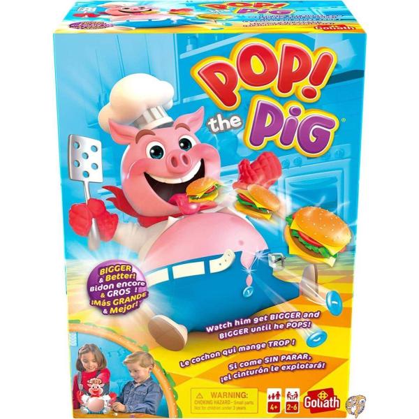 GOLIATH GAMES Pop The Pig ポップ・ザ・ピッグ ハンバーガーゲーム 2〜6人用 4歳以上 型番30547 並行輸入品