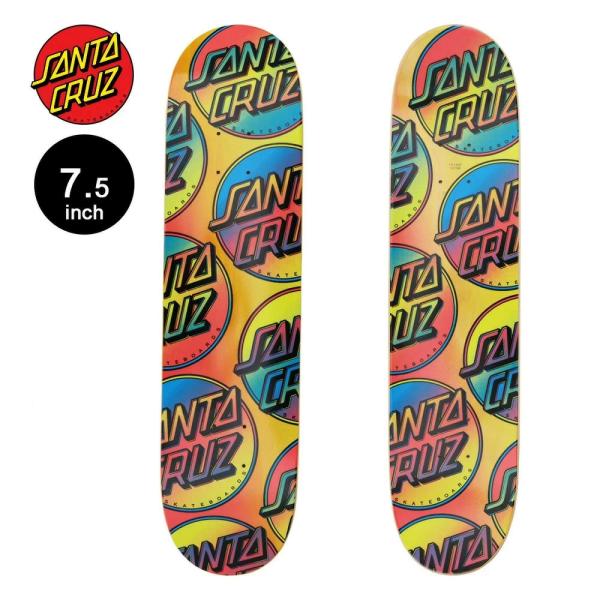 SANTA CRUZ（サンタクルーズ） スケボー デッキ 7.5 CONTRA DOT TEAM