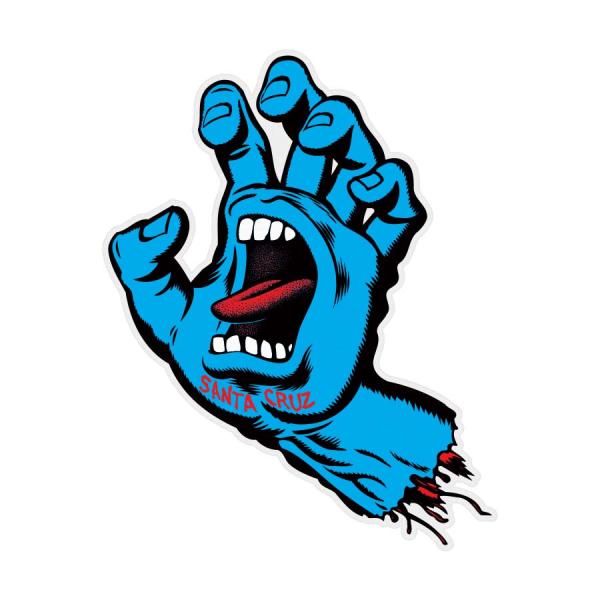 サンタクルーズ SANTA CRUZ 7.9in x 10in SCREAMING HAND STICKER ステッカー スクリーミングハンド デカール シール スケートボード スケボー ストリート