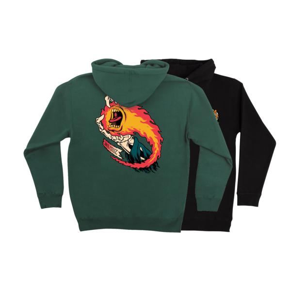 サンタクルーズ SANTA CRUZ O'BRIEN SCREAMING REAPER P/O HOODED SWEATSHIRT プルオーバーパーカー オブライエン フード スウェット スケートボード(26SM)