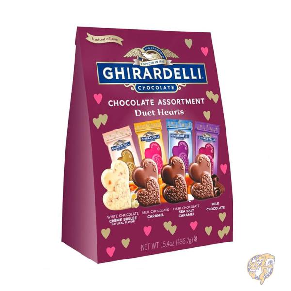 Ghirardelli ギラデリ チョコレート アソート デュエット ハート 436g バレンタイン 輸入チョコ 義理チョコ