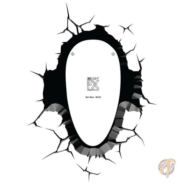 star wars 3d wall light