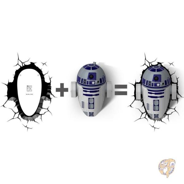 star wars 3d wall light