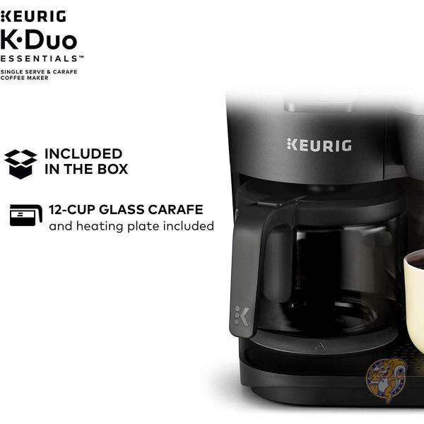 キューリグ 家電 コーヒーメーカー Keurig デュオ シングルカップ ポッド 2通り 粉砕コーヒー デュオ 2通り B07pc7mhq8 アメリカ輸入プロ