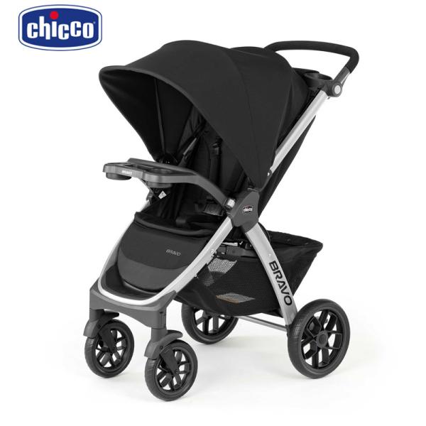 Chicco Bravo Quick-Fold Stroller Black キッコ ベビーカー 黒 送料無料