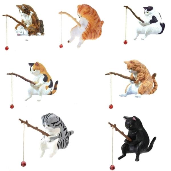 ミニ猫の飾り,水槽の造園,水族館の装飾,水槽の付属品,家庭用品