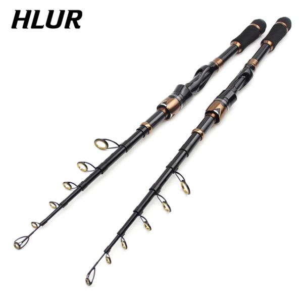 Hlur-伸縮式スピニングフィッシングロッド,カーボントラウトロッド,鯉釣りルアー,1.5mm-2.1m