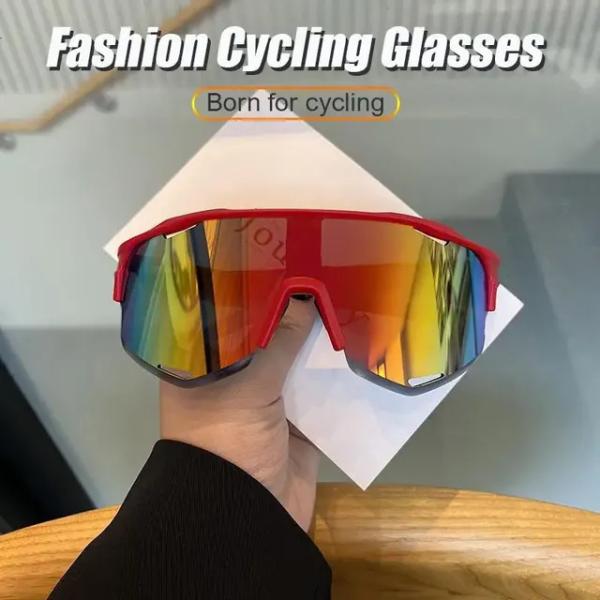男性と女性のためのUV保護サイクリングサングラス、防風メガネ、偏光レンズ、ロードライディングバイクグラス、自転車ゴーグル