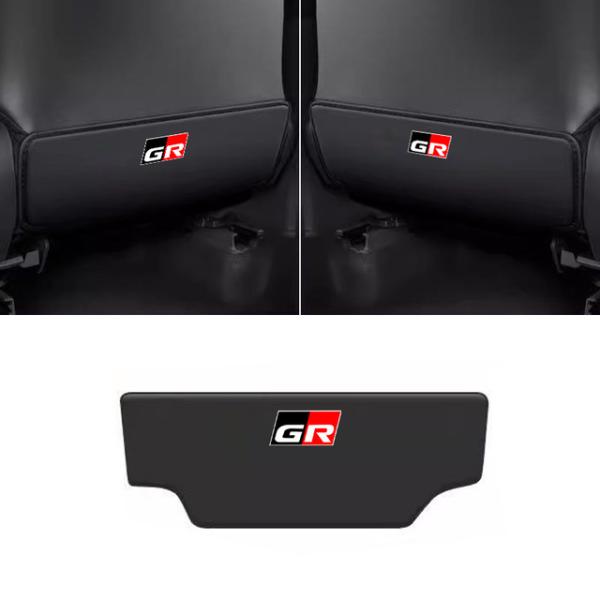 カーシートバックプロテクターマット汚れ防止アンチキックパッドトヨタ GR ガズーレーシングスポーツ RAV4 プリウス TRD カローラ ヤリスアクセ