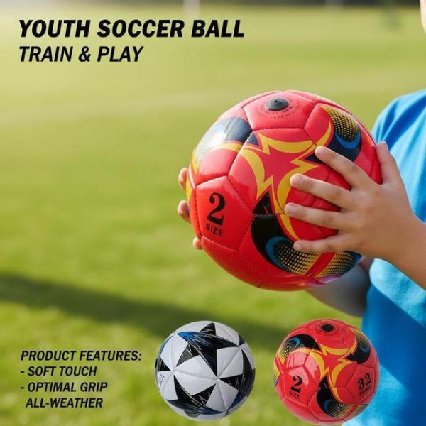 標準サッカーボール プロ仕様 屋外スポーツ試合用ボール トレーニング用 シームレスサッカーボール 高品質PU素材 ?